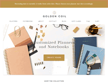Tablet Screenshot of goldencoil.com